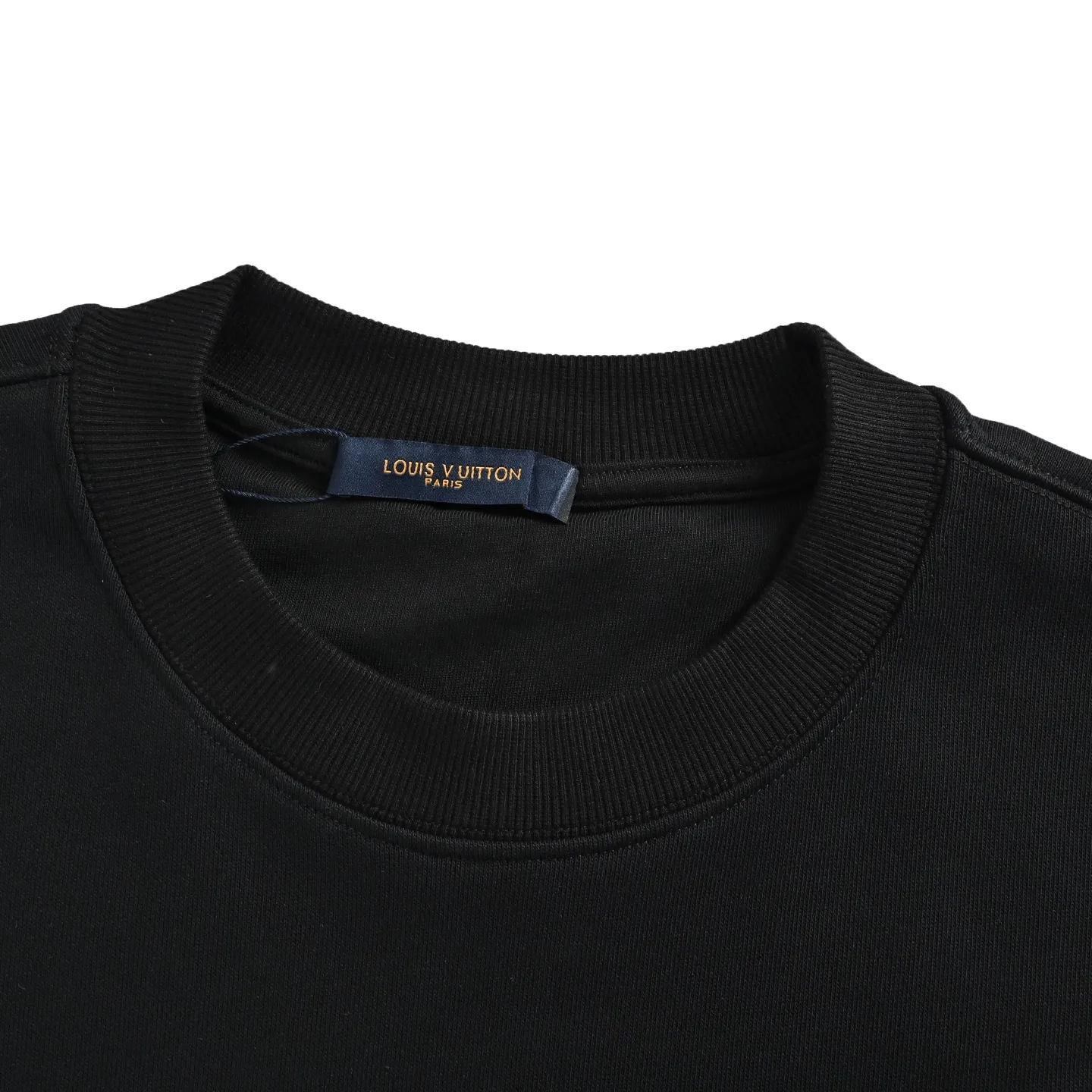 Louis Vuitton/Louis Vuitton woven letter embroidered crew neck sweatshirt